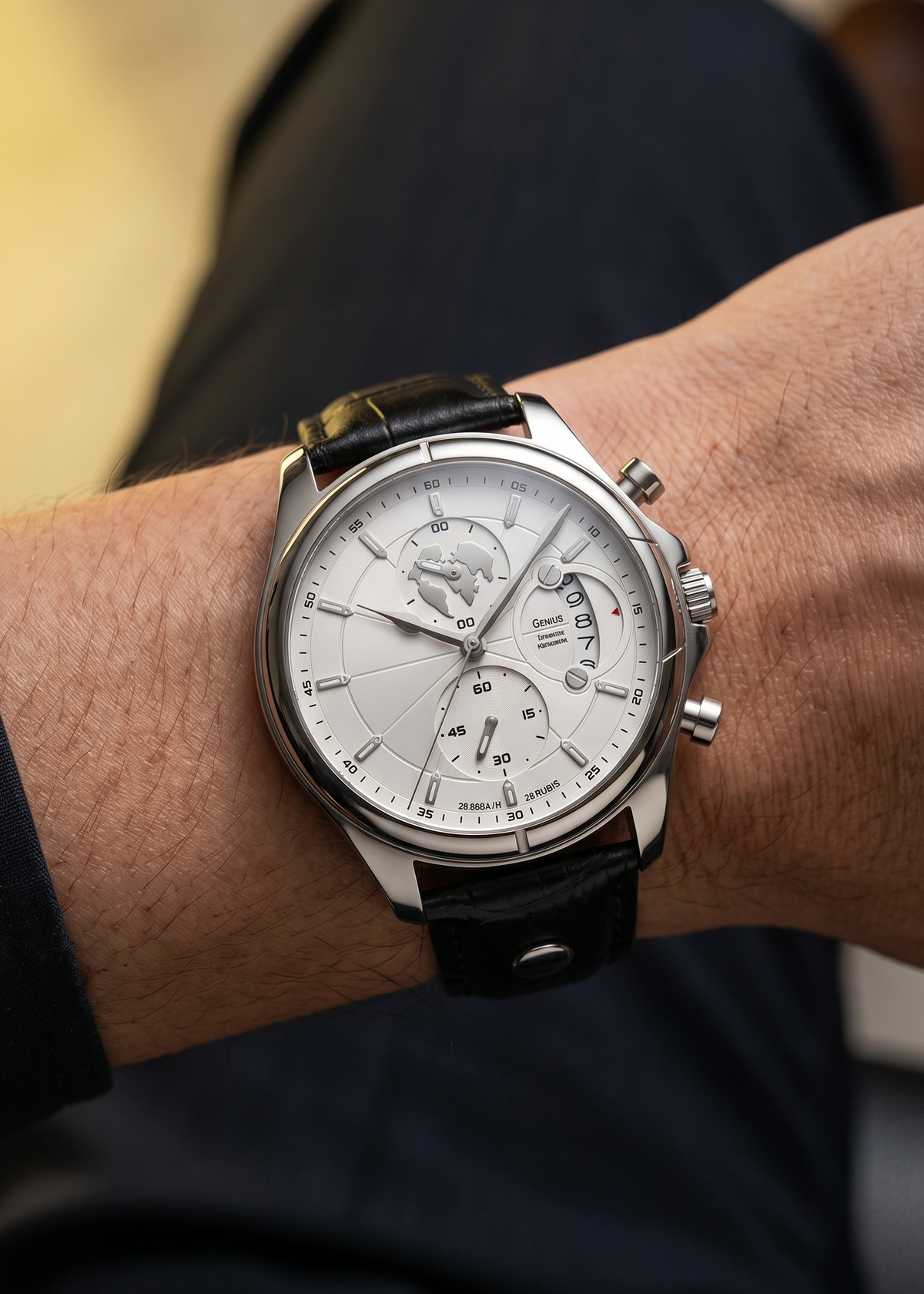 Crown — The Meridian Chronograph White